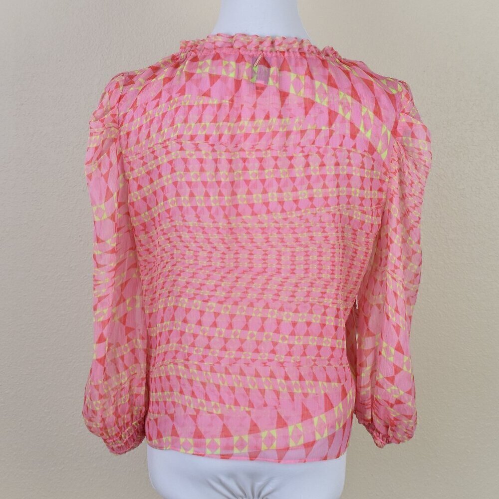 MISA Los Angeles Printed Geometric Top S - Picture 6 of 7